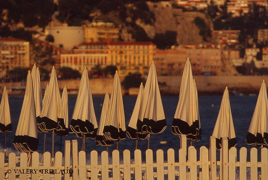 Fin d'apres-midi a la plage Nice