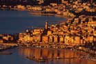 L'aube sur Menton